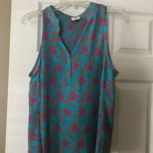 Cabi sleeveless button down